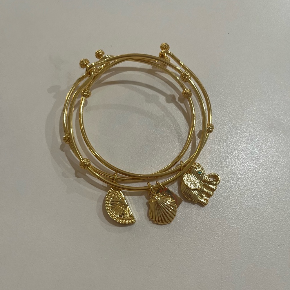 Lilly Pulitzer Charm Bracelets - set of 3